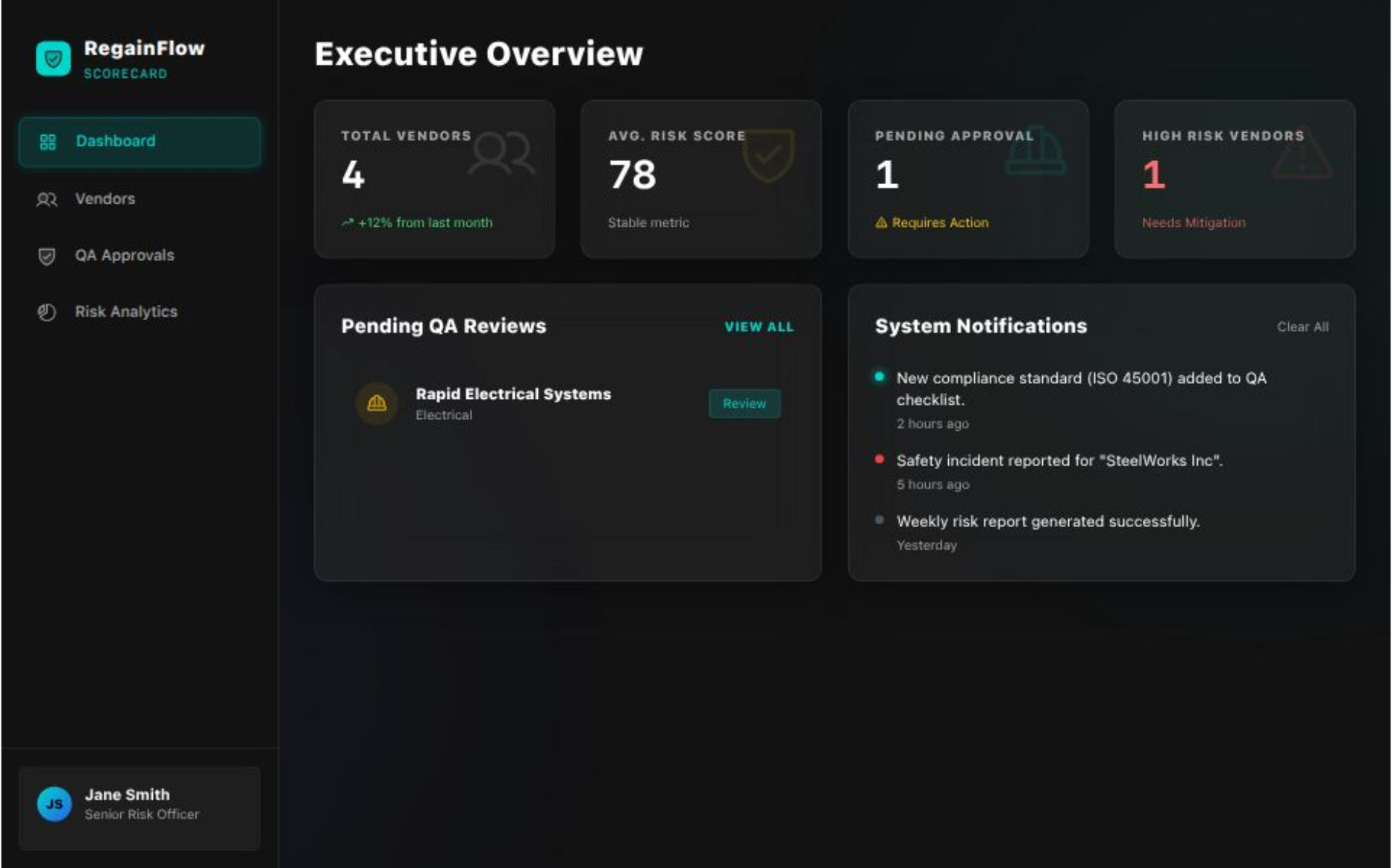 Subcontractor Risk & Opportunity Scorecard